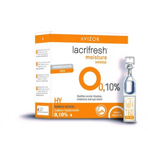 Lacrifresh Moisture Unidose 0,1 % (20 x 0.4 ml)