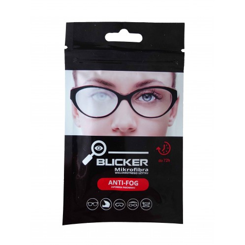 Serwetka "BLICKER Mikrofibra anti-fog" zapobiegająca powstawaniu rosy Serwetka "BLICKER Mikrofibra anti-fog" zapobiegająca powstawaniu rosy