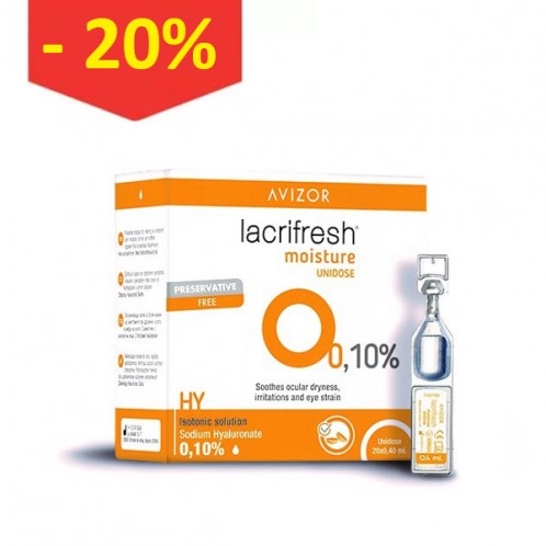 Lacrifresh Moisture Unidose 0,1 % (20 x 0.4 ml)
