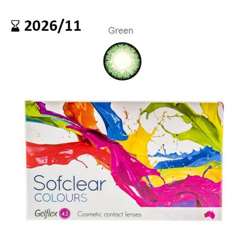 Wyprzedaż! Sofclear Colours Green Diamond